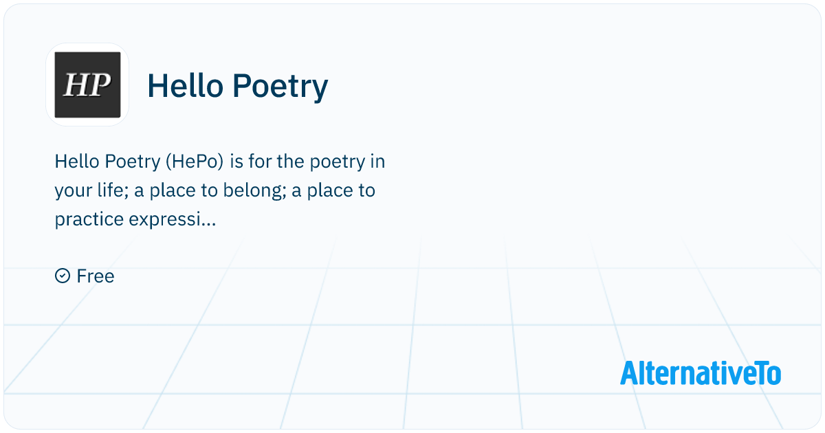 Hello Poetry: The best place to read and share poetry on the internet ...