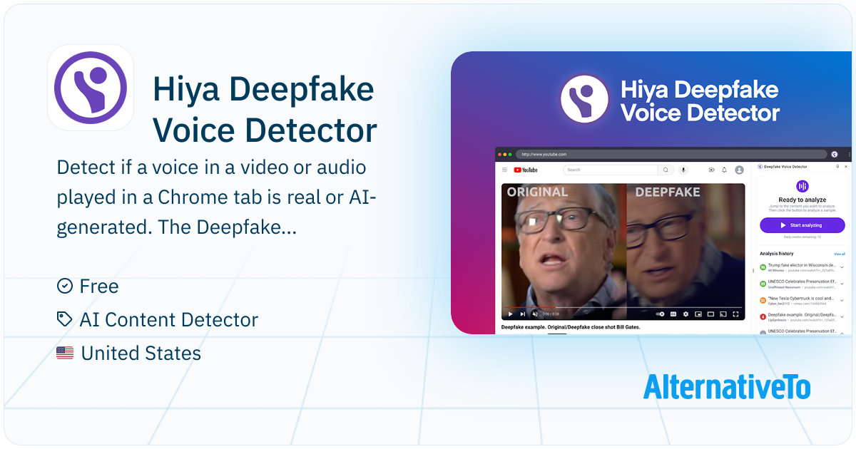 Hiya Deepfake Voice Detector: Detect if a voice in a video or audio ...