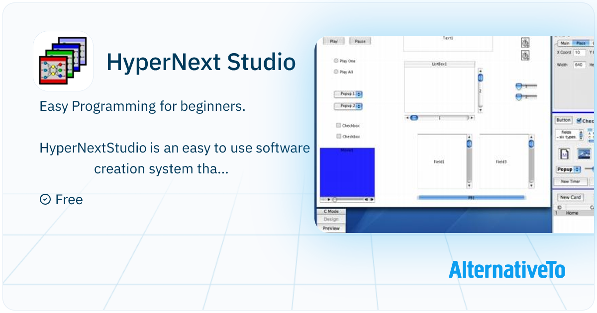 HyperNext Studio: Easy to use software creation system that allows ...