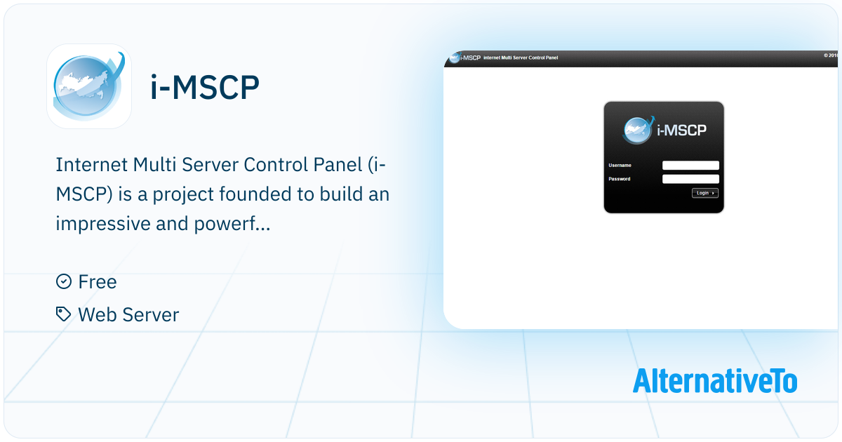 i-MSCP: Internet Multi Server Control Panel (i-MSCP) is a | AlternativeTo