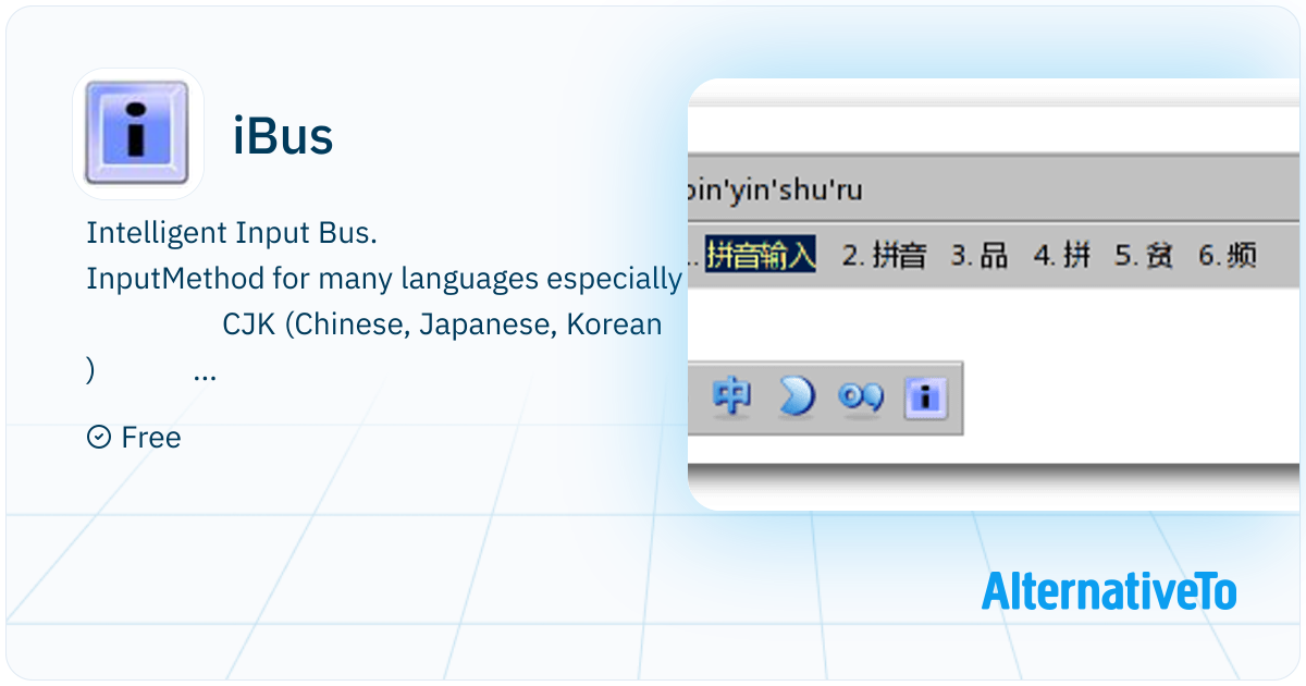 iBus: Intelligent Input Bus | AlternativeTo