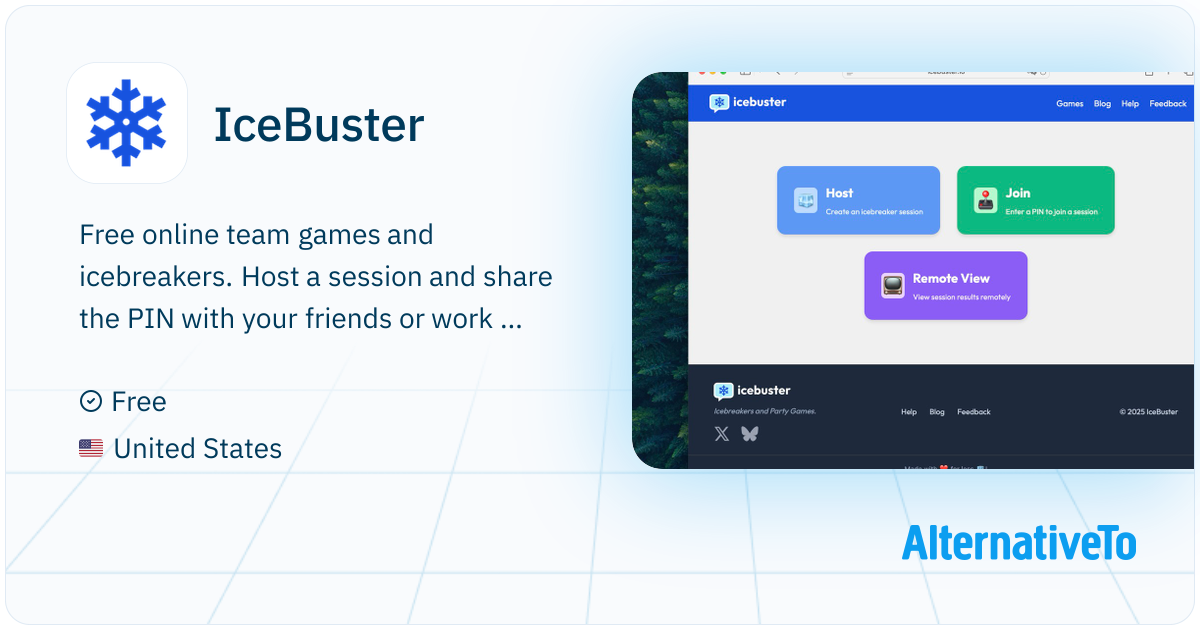 IceBuster: Easy Remote Controlled 🧊 Icebreakers | AlternativeTo