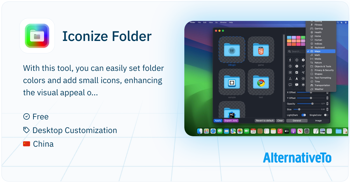 Iconize Folder: Set folder colors and add small icons to folders with ...