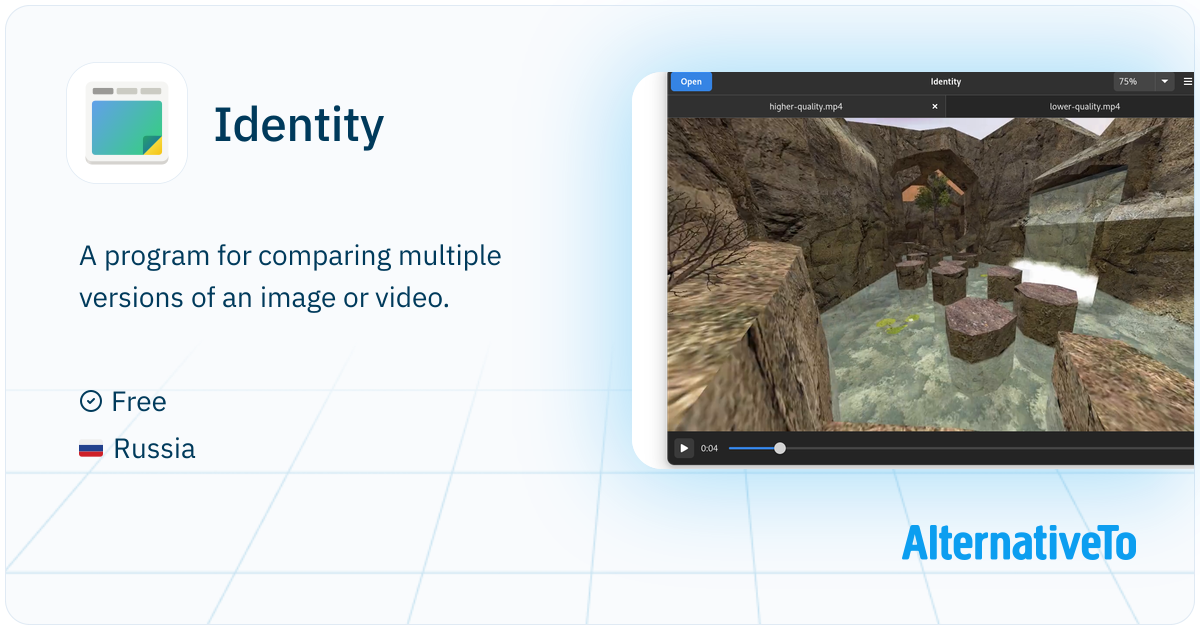 Identity: A program for comparing multiple versions of an | AlternativeTo