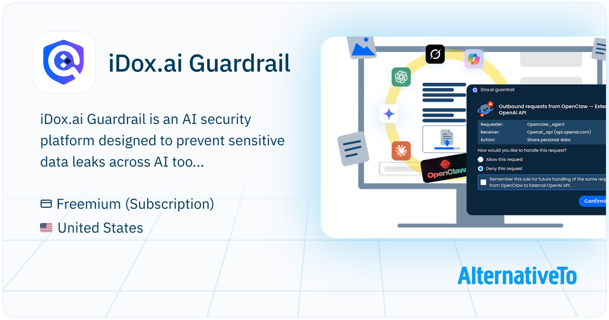 iDox.ai Guardrail: AI security platform that prevents sensitive data ...