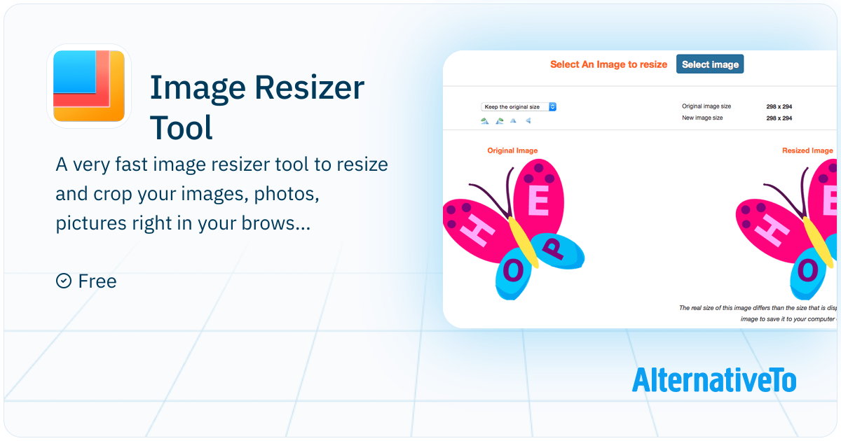 Image Resizer Tool: A very fast image resizer tool to resize and crop ...