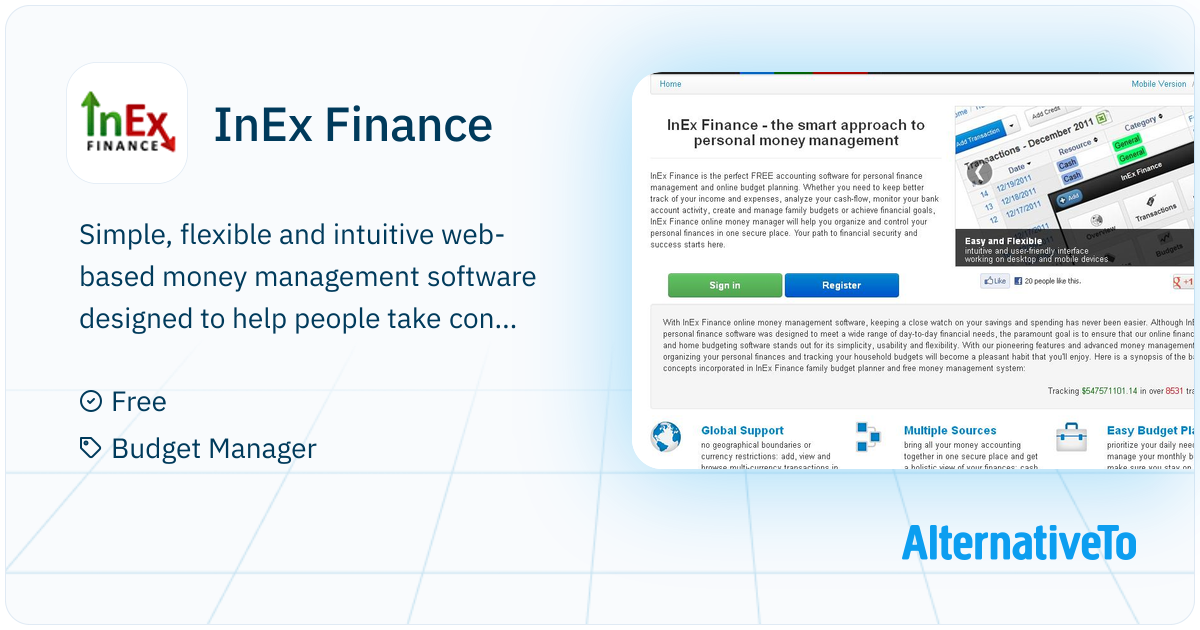 InEx Finance: Simple, flexible and intuitive web-based money ...