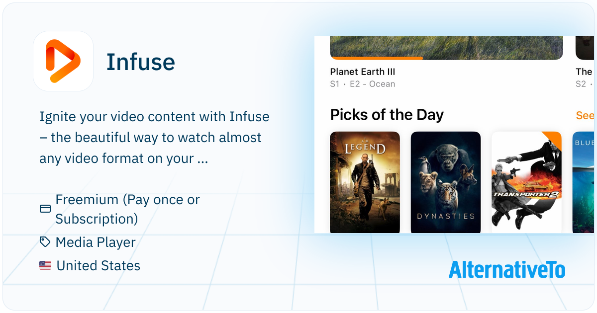 Infuse: An elegant video player | AlternativeTo