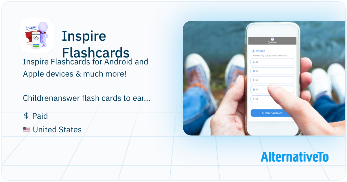 Inspire Flashcards: Inspire allows children to answer flash cards to ...