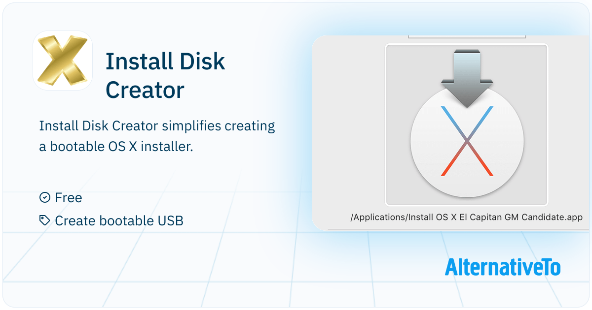 Install Disk Creator: Simplifies creating a bootable OS X installer ...