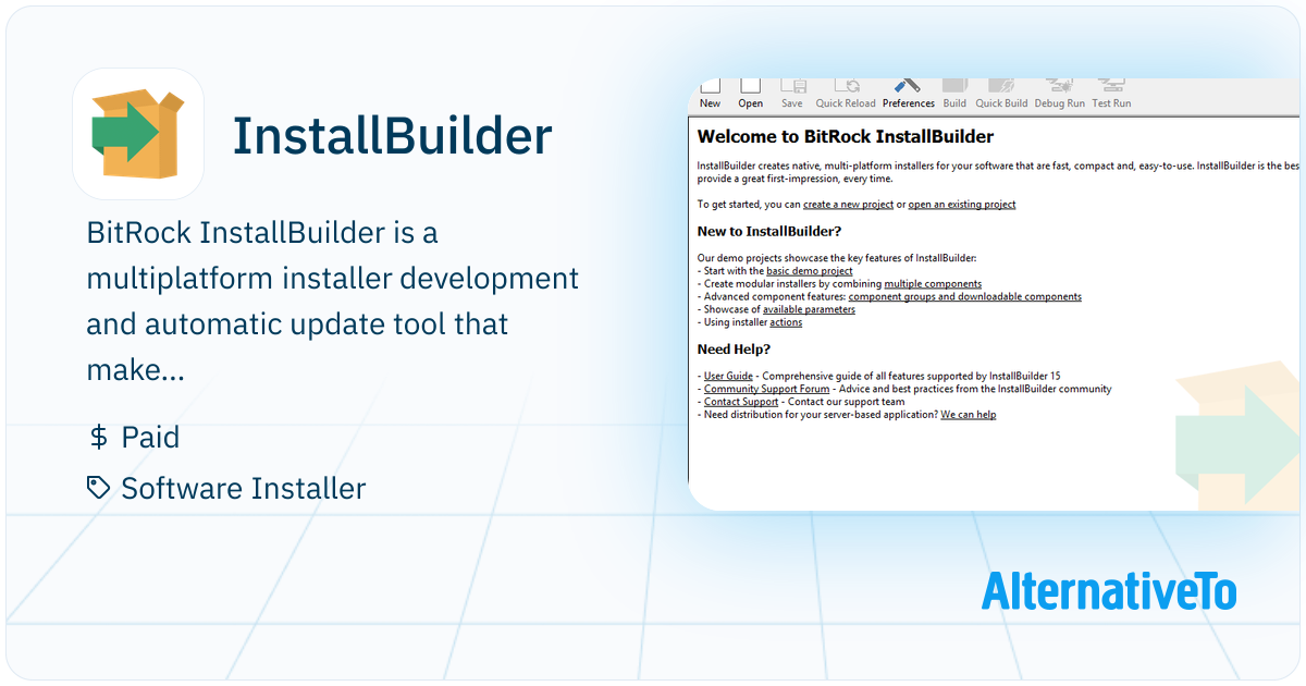 InstallBuilder: Modern, easy to use crossplatform installation tool ...
