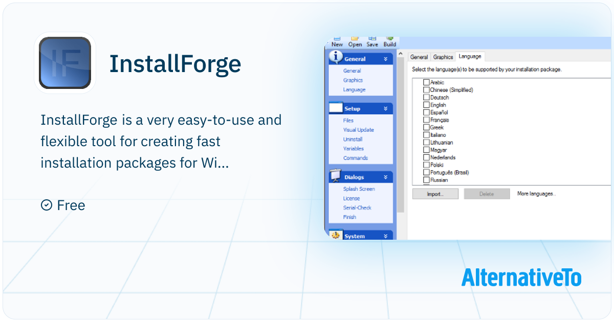 InstallForge: A very simplistic and streamlined program for creating ...