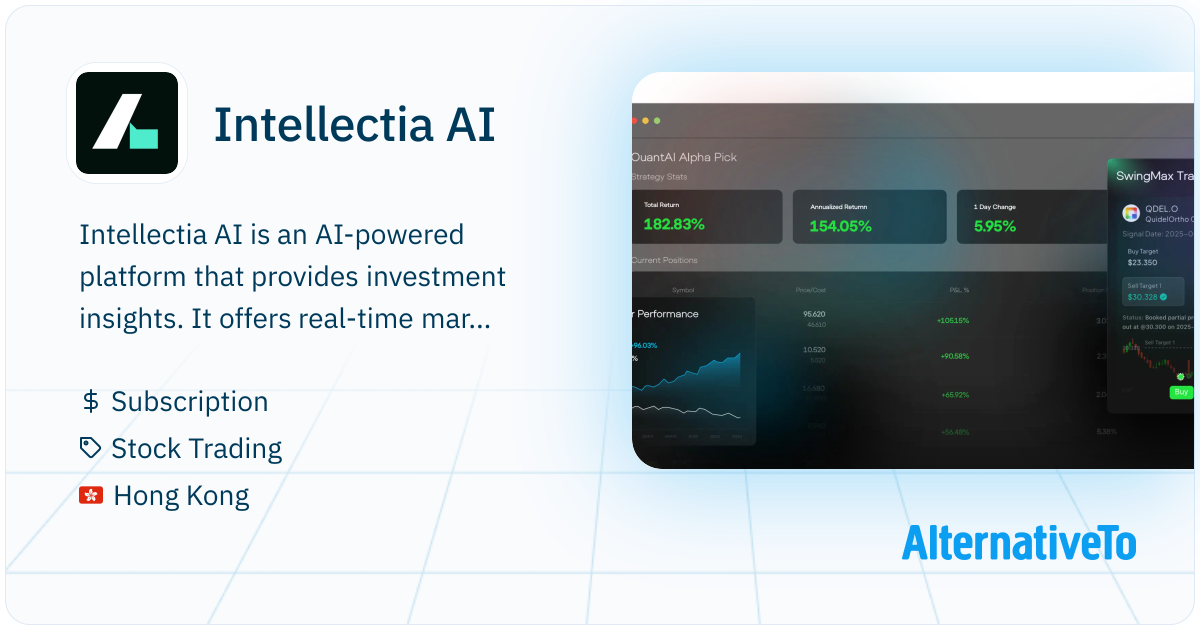 Intellectia AI: AI market data and insights platform | AlternativeTo