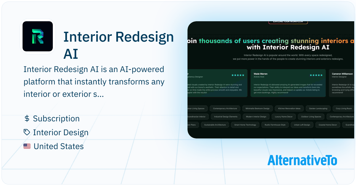 Interior Redesign AI: Upload a photo and instantly redesign your space ...