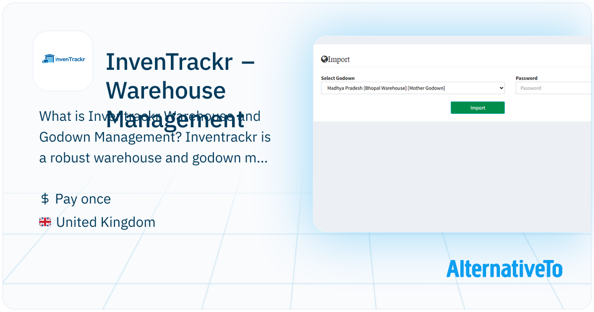 InvenTrackr – Warehouse Management: Managing a warehouse or godown ...