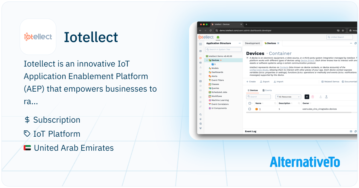 Iotellect: A powerful low-code IoT Application Enablement Platform (AEP ...
