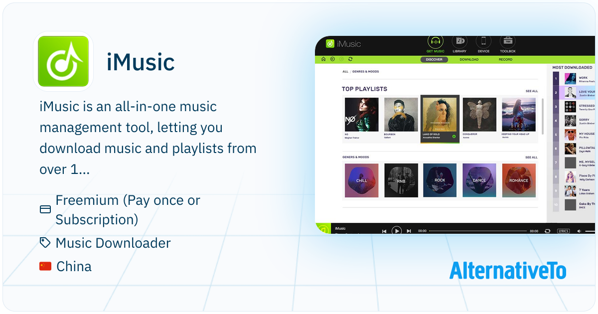 iMusic: Download and transfer songs, manage music libraries efficiently ...