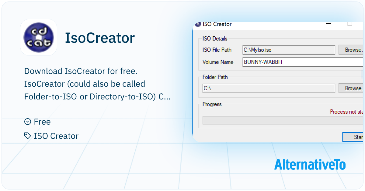 IsoCreator: (could also be called Folder-to-ISO or Directory-to-ISO) C# ...