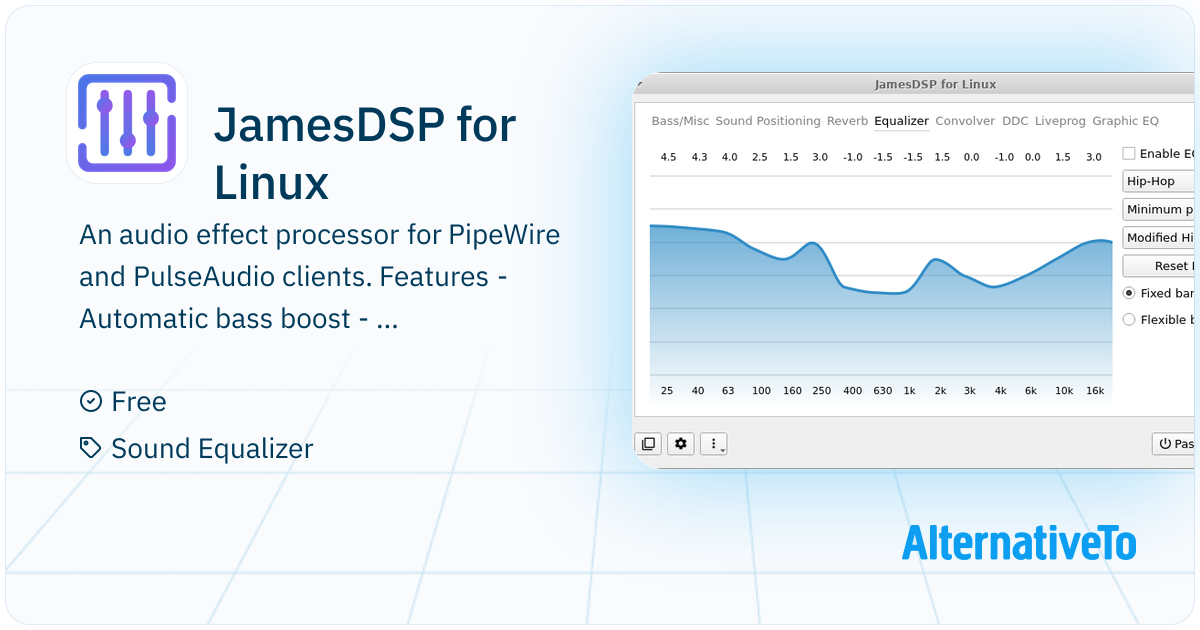JamesDSP for Linux: An audio effect processor for PipeWire and ...