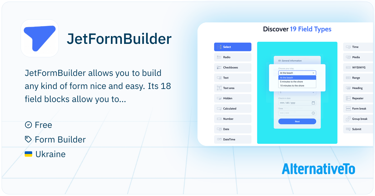 JetFormBuilder: Dynamic WordPress Form Builder free plugin helps to ...
