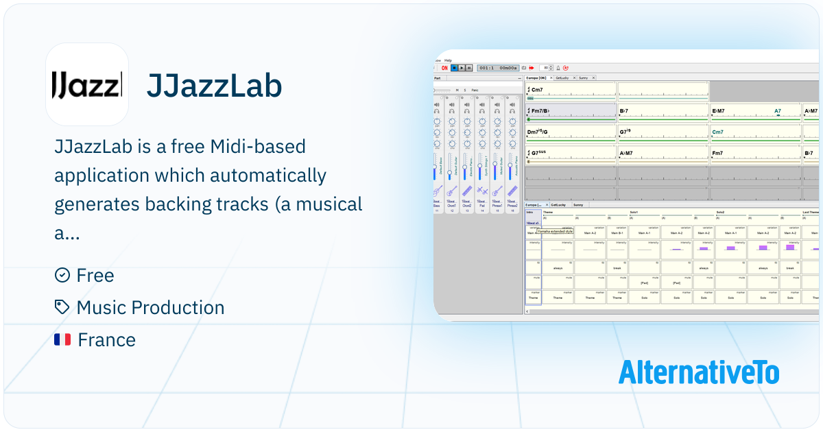 JJazzLab: Make your own dynamic backing tracks in just a few clicks ...