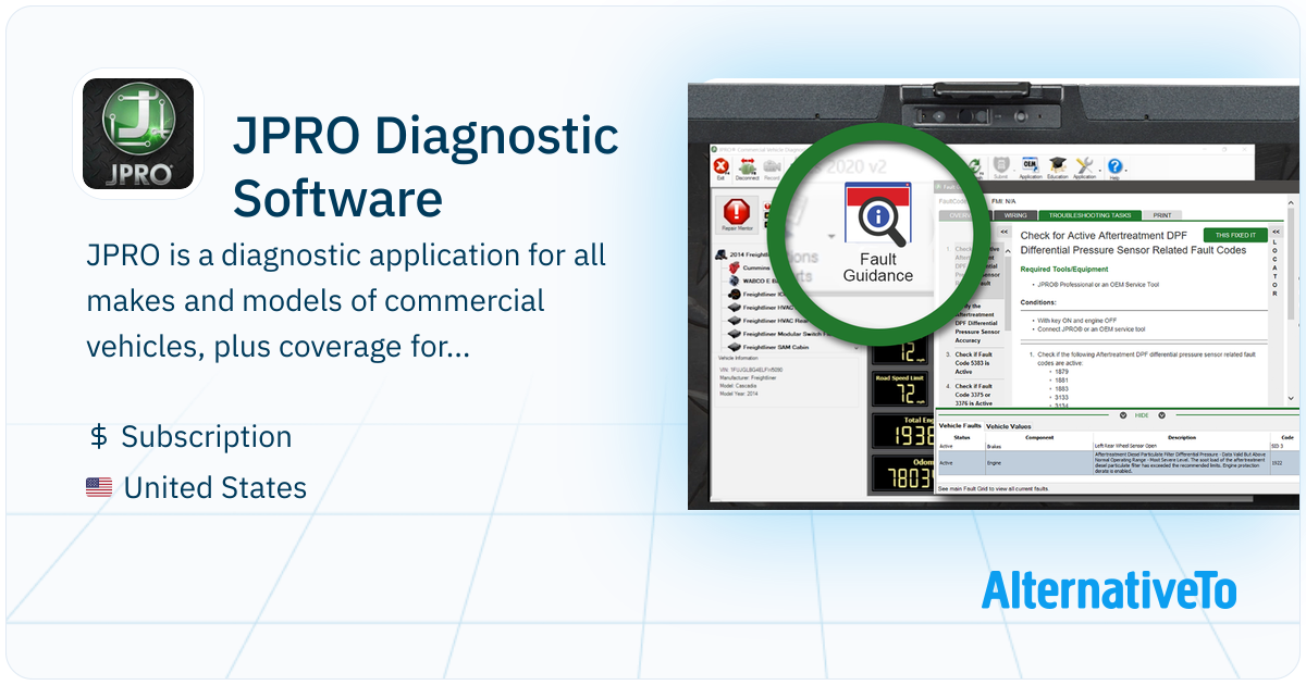 JPRO Diagnostic Software: JPRO is a diagnostic and repair software ...