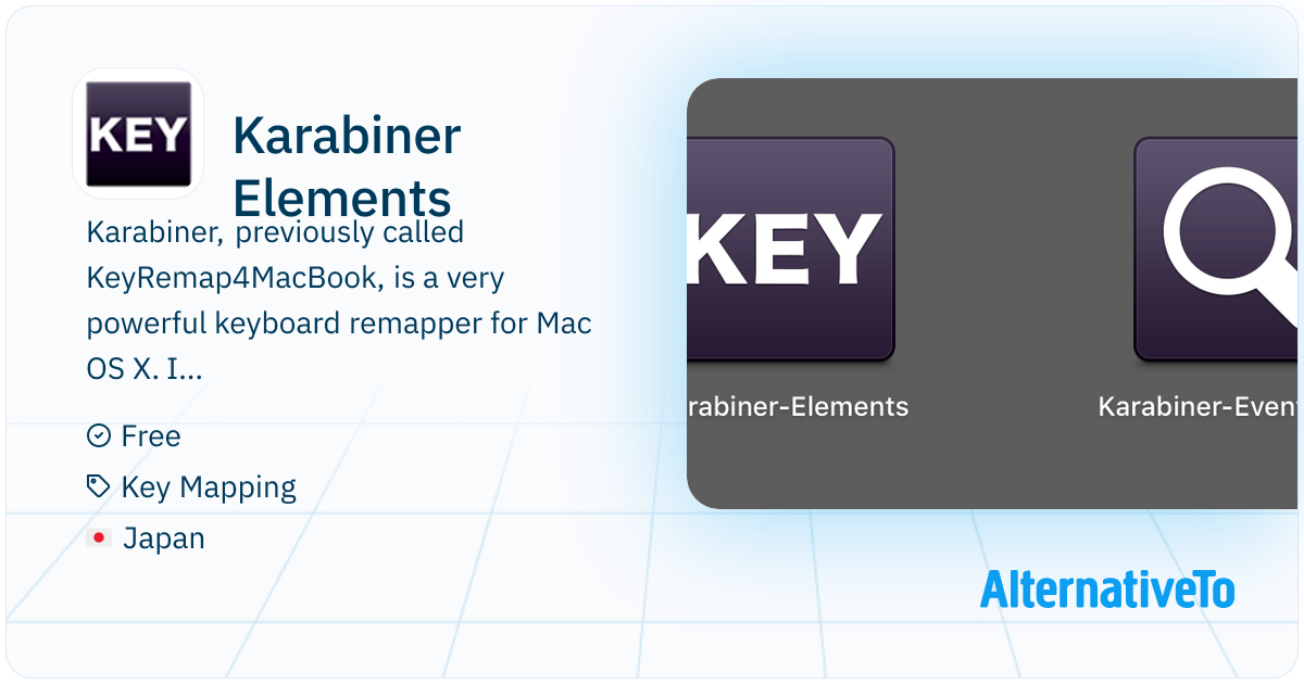 Karabiner Elements: Karabiner-Elements is the subset of the next ...