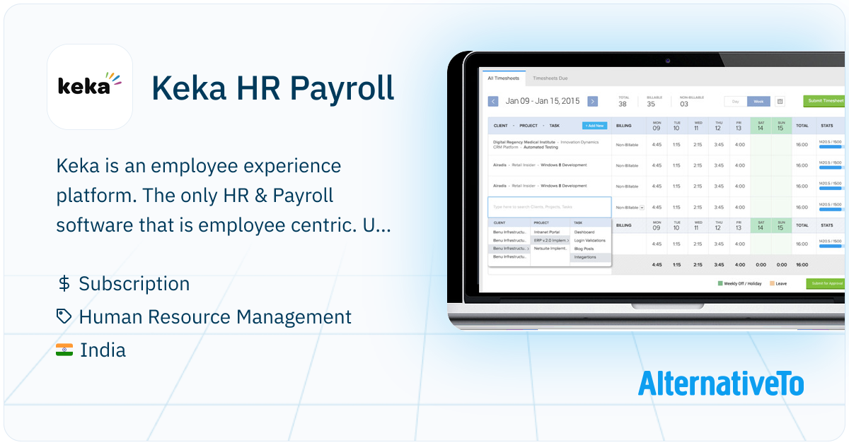 Keka HR Payroll: Modern HR and payroll software integrated with Time ...