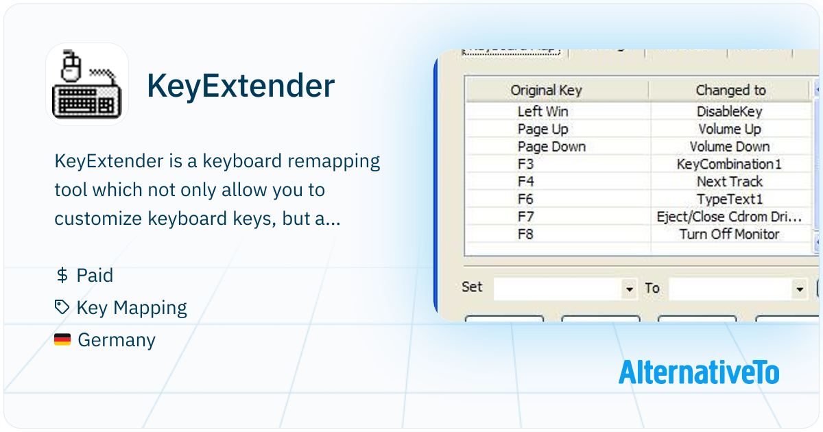 Expander Key Keyboard KeyExtender: Keyboard remapping tool which | AlternativeTo