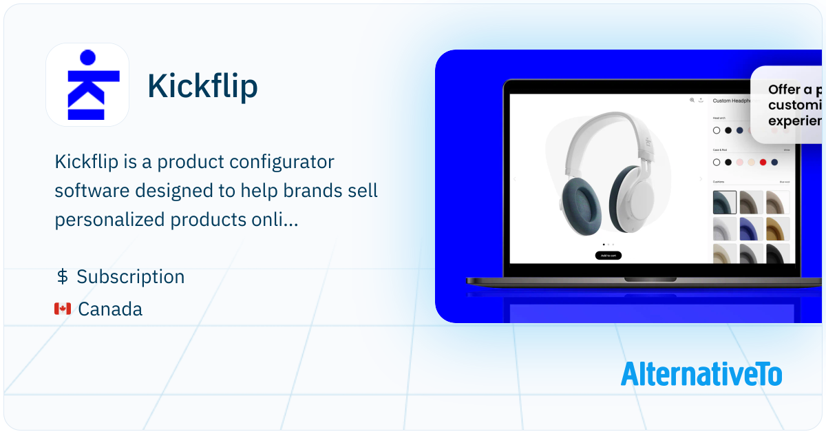 Kickflip: Product configurator software that helps brands sell ...