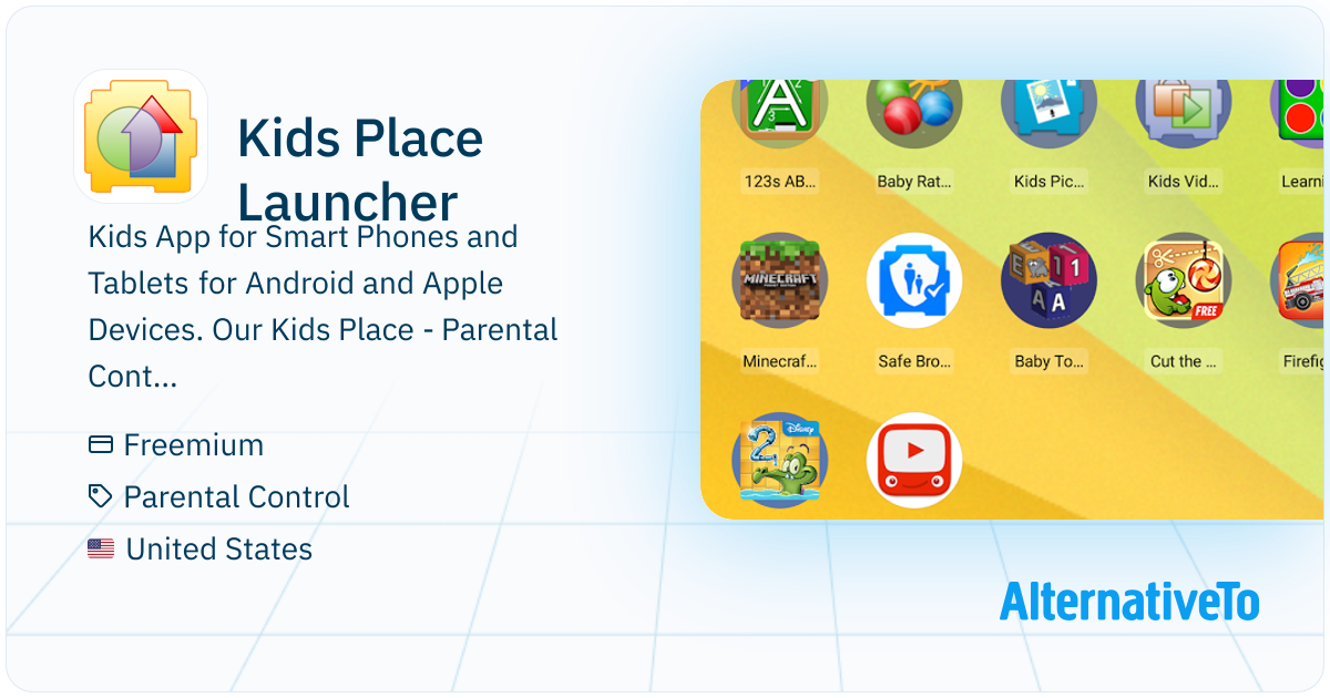 Kids Place Launcher: Kids App for Smart Phones and Tablets for Android ...