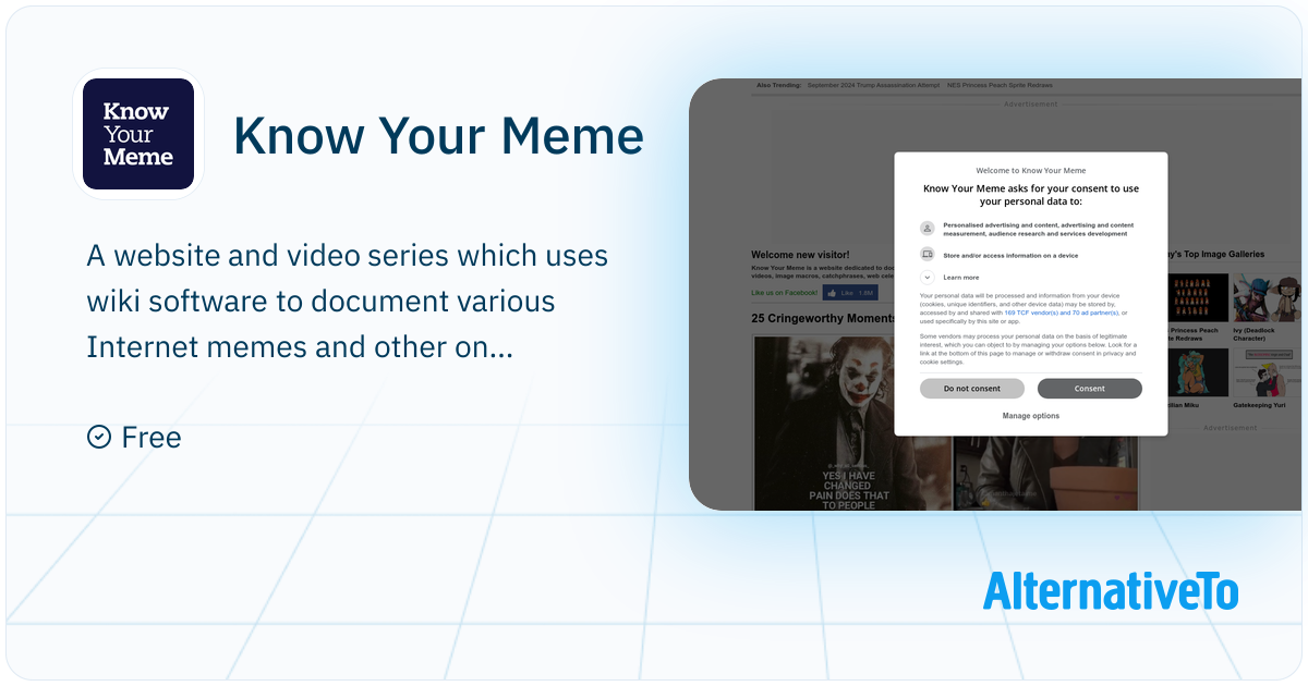 Know Your Meme: Internet Meme Database | AlternativeTo