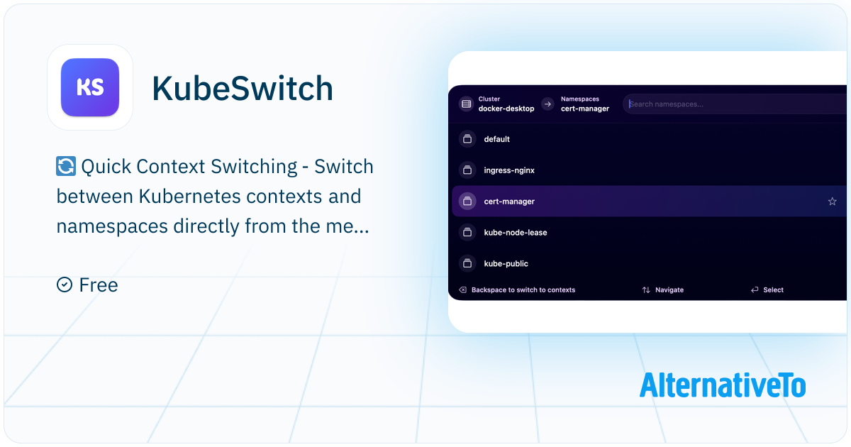 KubeSwitch: MacOS application designed to help Kubernetes users quickly ...