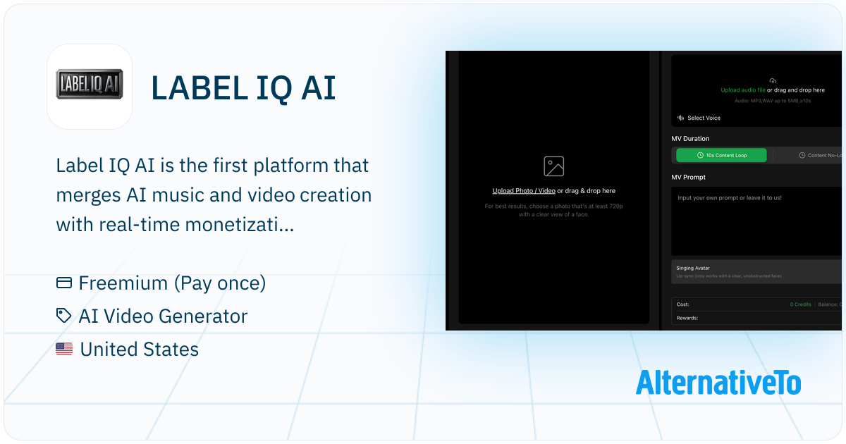 LABEL IQ AI: Lets creators make AI music and videos, launch fan-backed ...