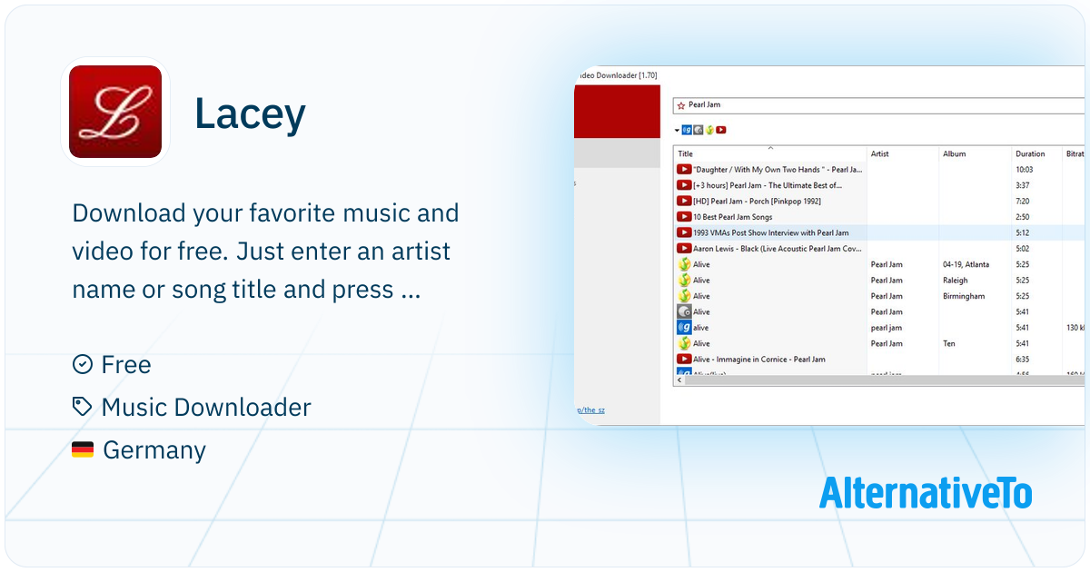 Lacey Free Music Video Downloader AlternativeTo