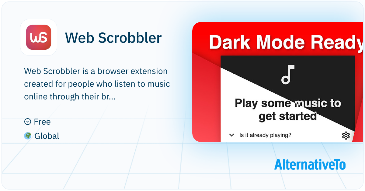 Web Scrobbler: Helps music listeners to scrobble their online playback ...