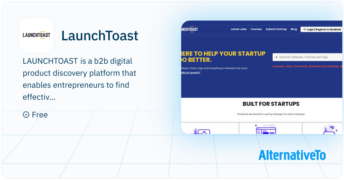 Toast Launcher LaunchToast: B2B software, Tools and services discovery platform for ...