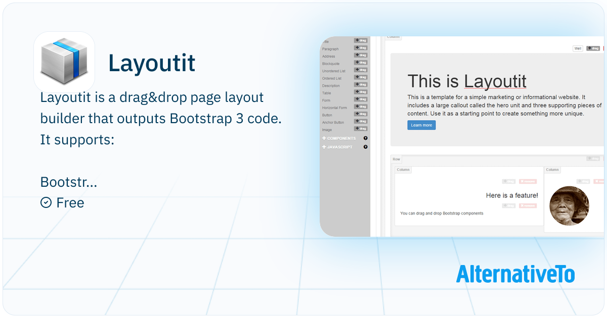 Layoutit: Create frontend code simply and quickly with Bootstrap using ...