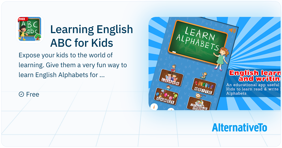 Learning English ABC for Kids: Expose your kids to the world of ...