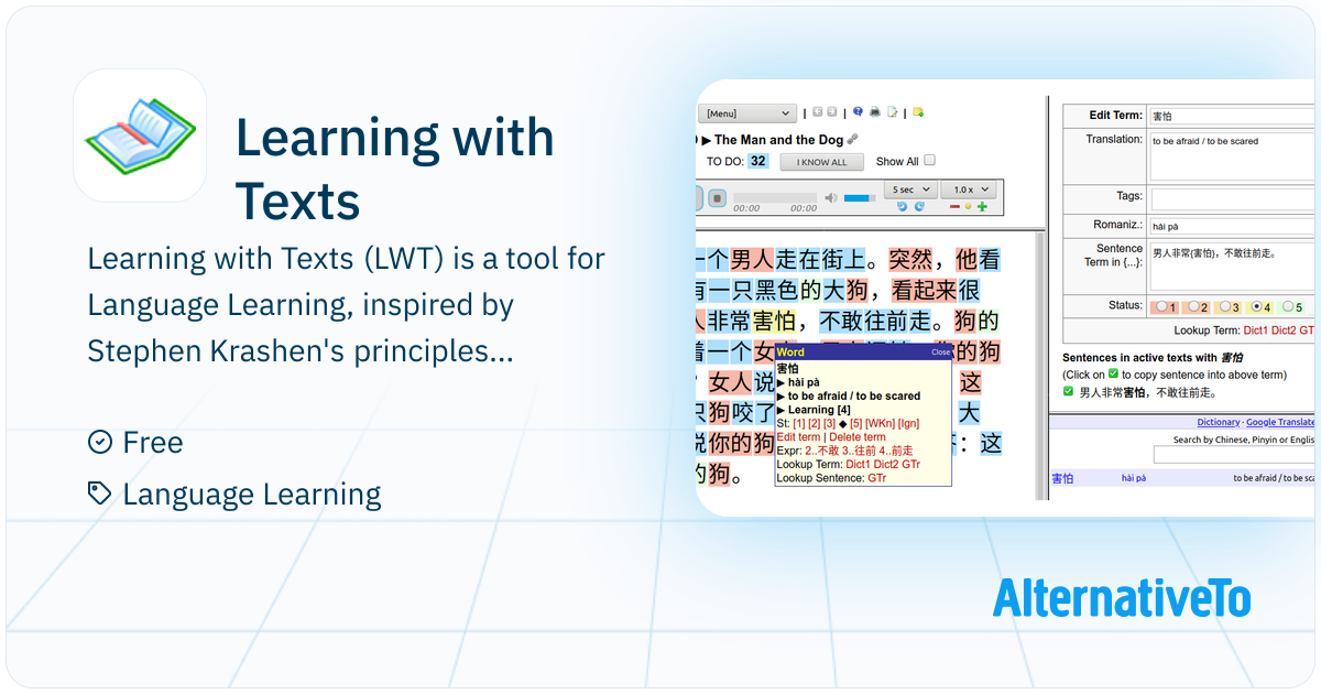 Learning with Texts: A tool for Language Learning by reading ...