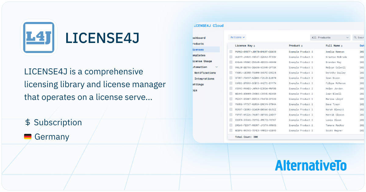 LICENSE4J: Licensing Library SDK and web-based License Manager and ...