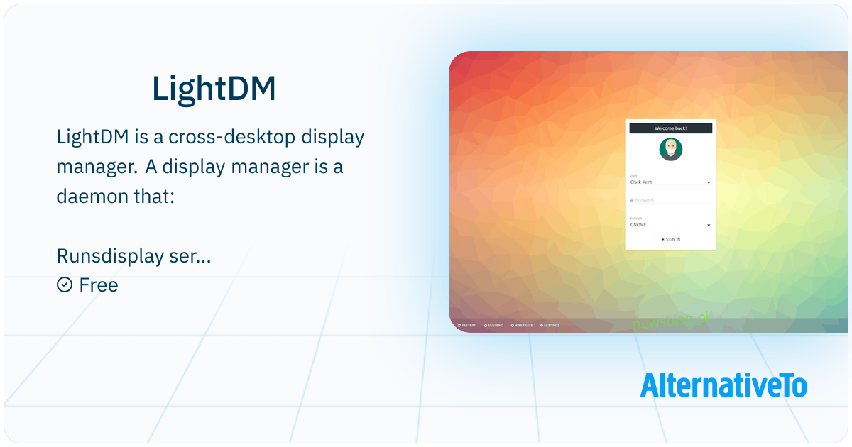 LightDM: A lightweight display manager | AlternativeTo