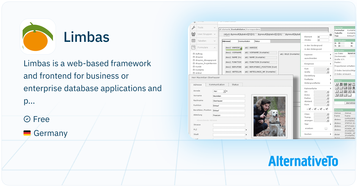 Limbas: Web-based framework and frontend for | AlternativeTo