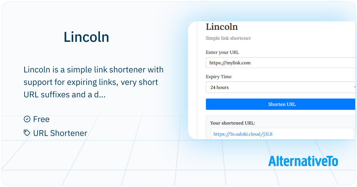 Lincoln: Simple link shortener with support | AlternativeTo