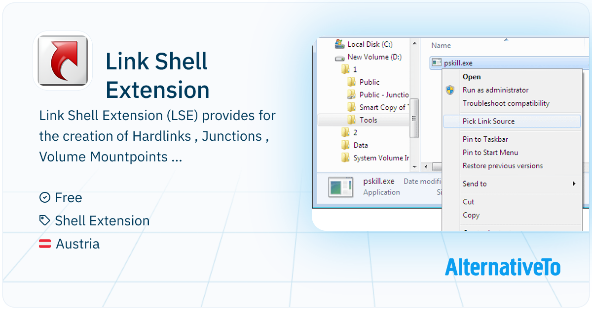 Link Shell Extension: (LSE) provides for the | AlternativeTo