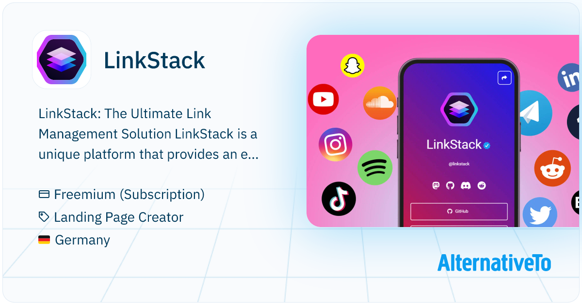 LinkStack: Open source, self-hosted, highly customizable link sharing ...