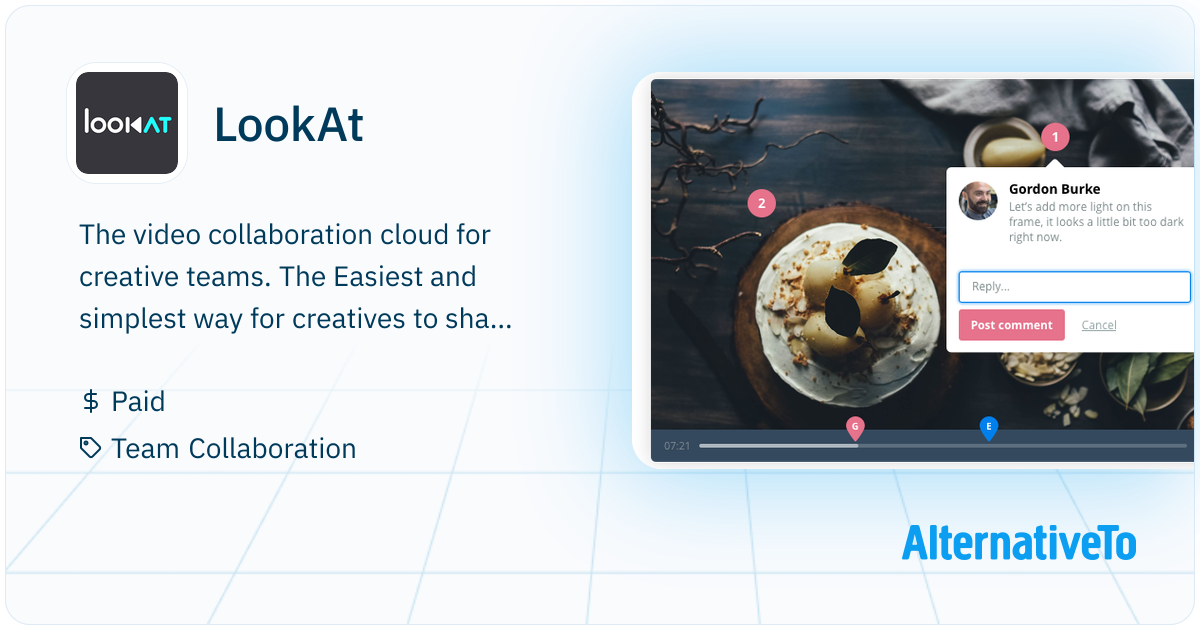 Lookat Method LookAt: Media review and approval platform | AlternativeTo