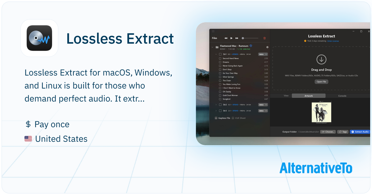 Lossless Extract: For macOS ,Windows, and Linux is the ultimate ...