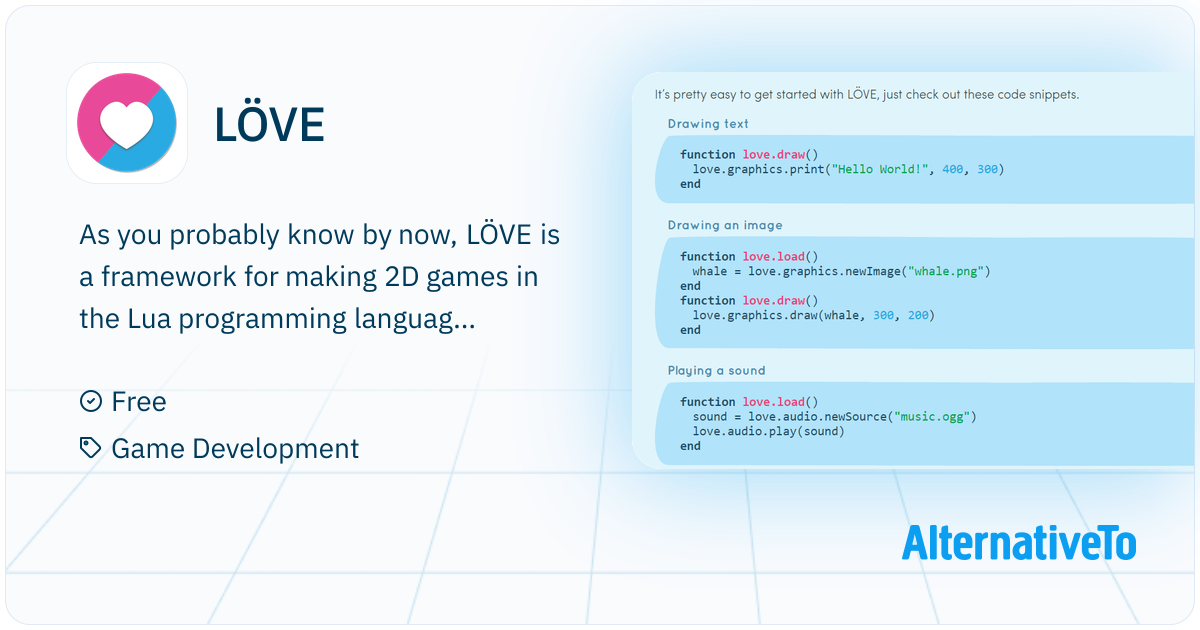 LÖVE: Hi there! LÖVE is an *awesome* framework you can use to make 2D ...