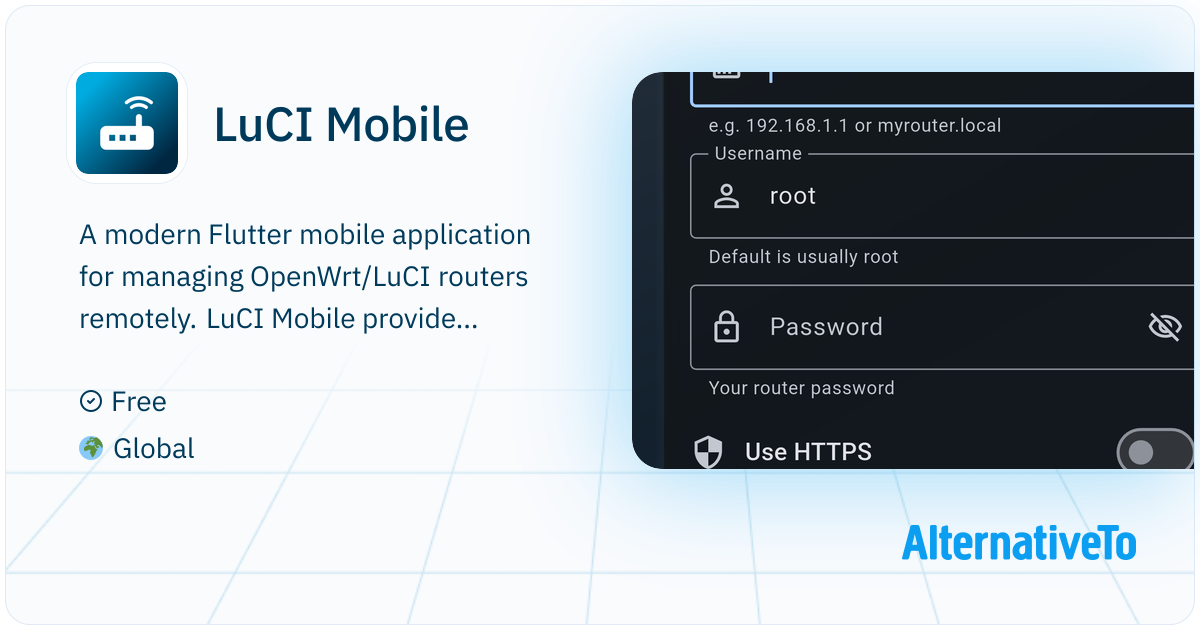LuCI Mobile: Remotely manage your OpenWrt router. Monitor clients ...
